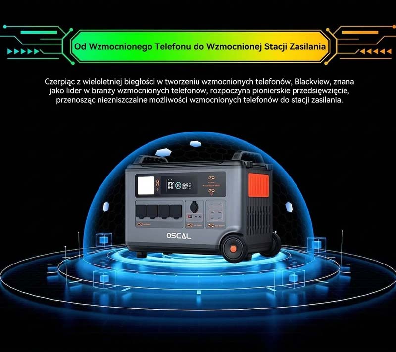 Oscal-power-max-6000-przenosna-stacja-zasilania-magazyn-energii-tanio-camping Oscal PowerMax 6000
