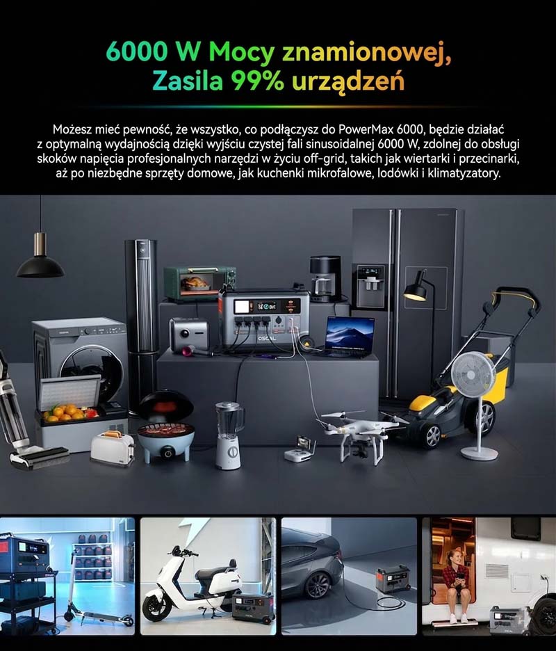 Oscal-power-max-6000-przenosna-stacja-zasilania-magazyn-energii-tanio-ups Oscal PowerMax 6000