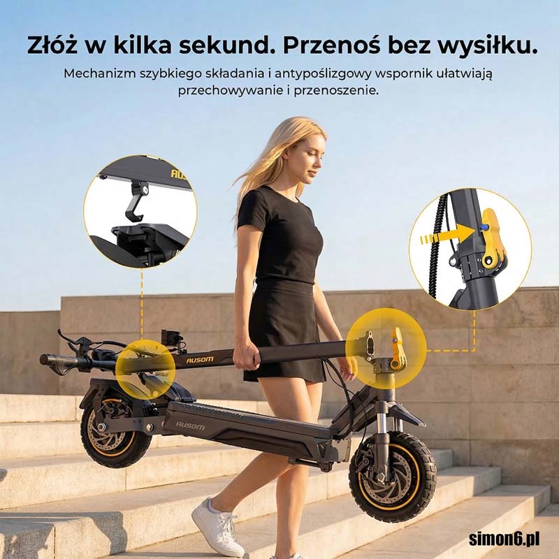 ausom-laluz-2-pro-k20-dual-motor-hulajnoga-elektryczna-kod-rabatowy-simon6 Ausom Laluz 2 Pro (K20 ) dual motor