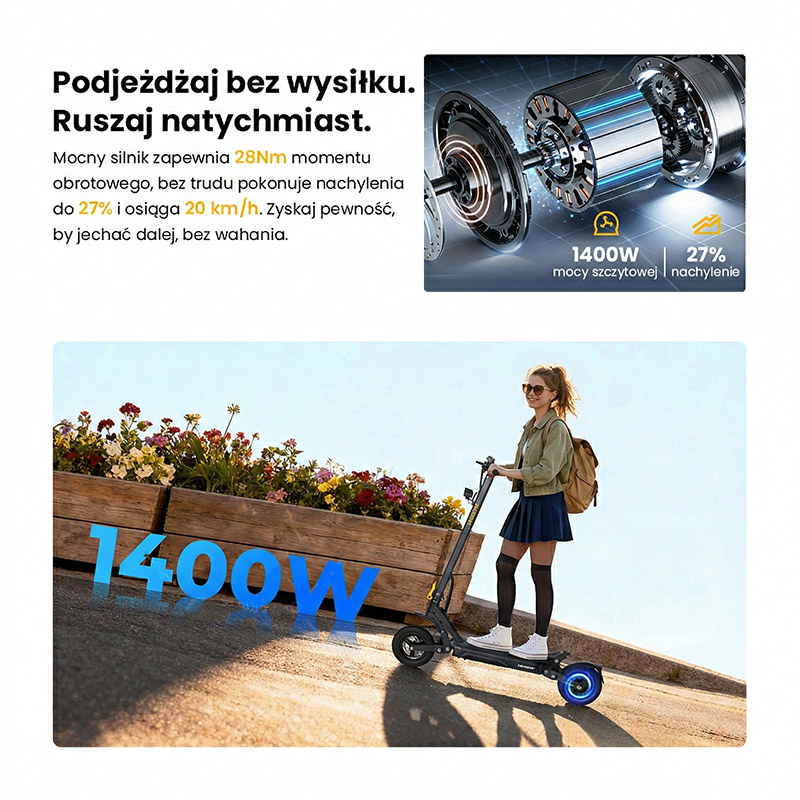 hulajnoga-elektryczna-dla-dziewczyn-legalna-ausom-gosoul2pro-najtaniej AUSOM Gosoul 2 Pro